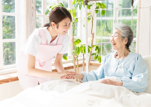 介護施設にて治療